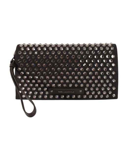 Karl Lagerfeld Black Clutches