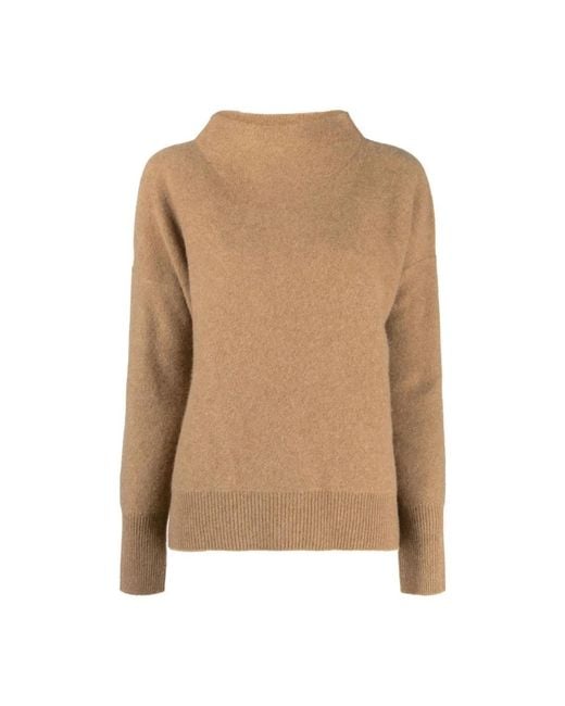 Vince Natural Round-Neck Knitwear