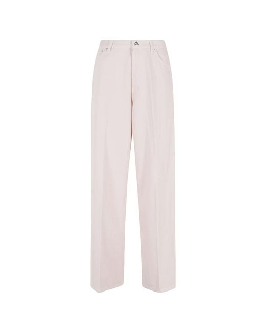 Dondup Pink Wide Trousers