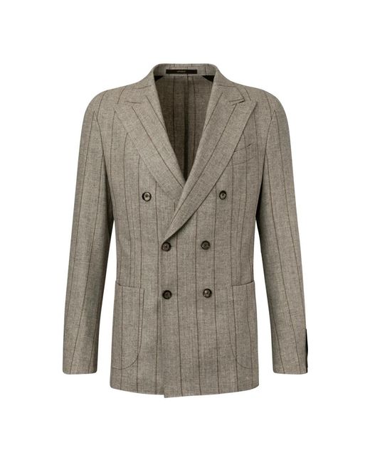 Windsor. Blazers in het Gray voor heren