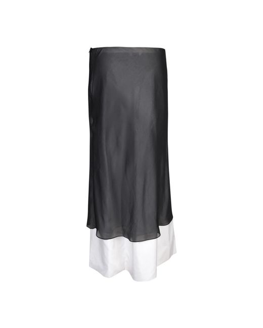 Quira Gray Maxi Skirts