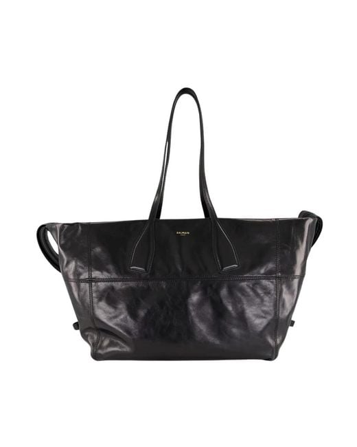 Balmain Black Shopping Bags