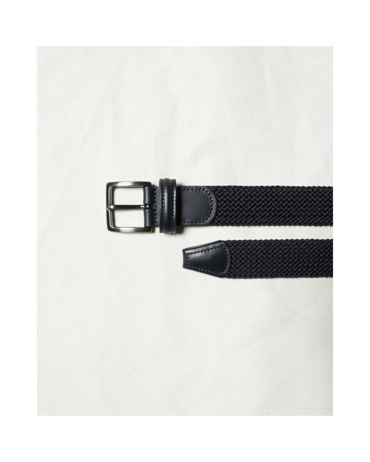 Andersons Elastischer Taric Gürtel in Black für Herren
