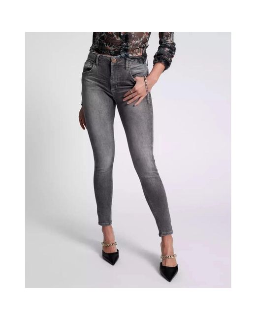 One Teaspoon Gray Skinny Fit Jeans