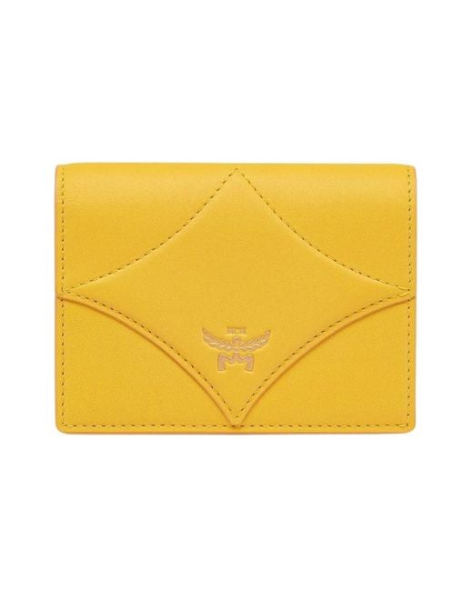 MCM Yellow Wallets & Cardholders