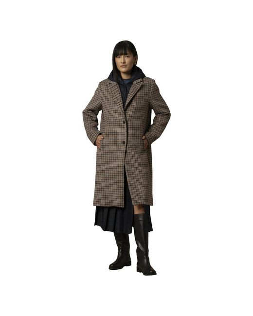 Kocca Brown Single-Breasted Coats