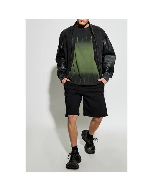 Casual Shorts di DIESEL in Black da Uomo
