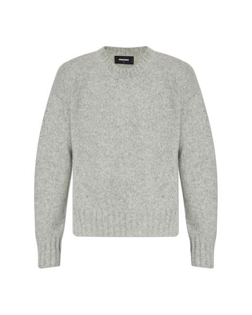 DSquared² Wollen Trui in het Gray voor heren
