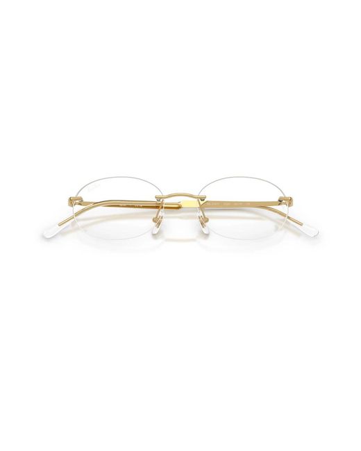 Ray-Ban Rx3767V Optical Frame in het Metallic