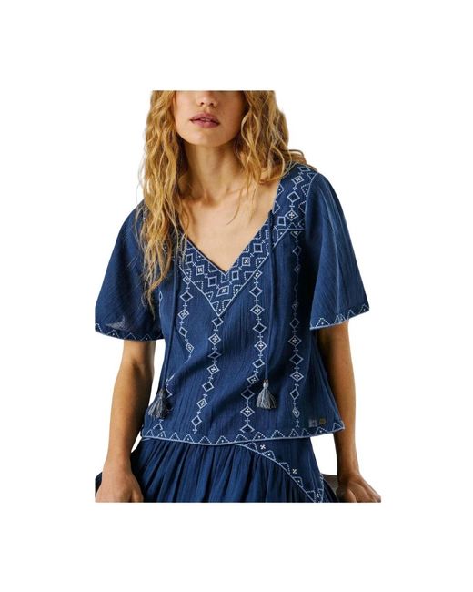Pepe Jeans Blue Blouses