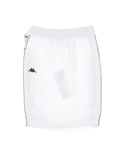 Kappa White Short Skirts