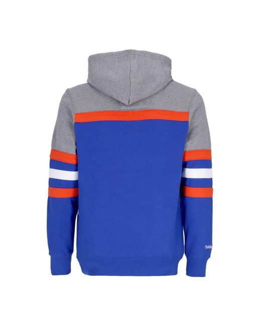 Mitchell & Ness Hoodies & Sweatvesten ,Veelkleurig ,Katoen Denver Broncos Nfl Headcoach Hoodie in het Blue voor heren