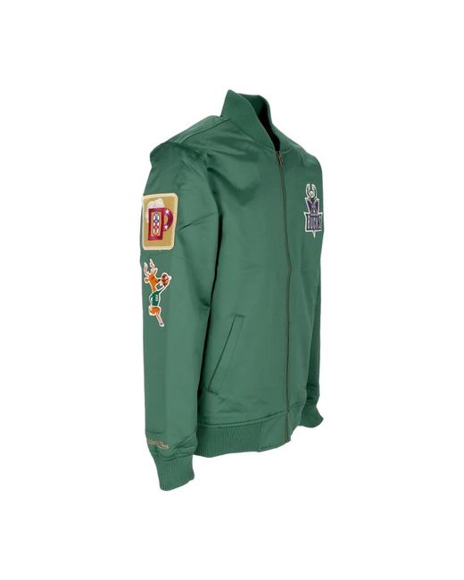 Mitchell & Ness Green Bomber Jackets for men