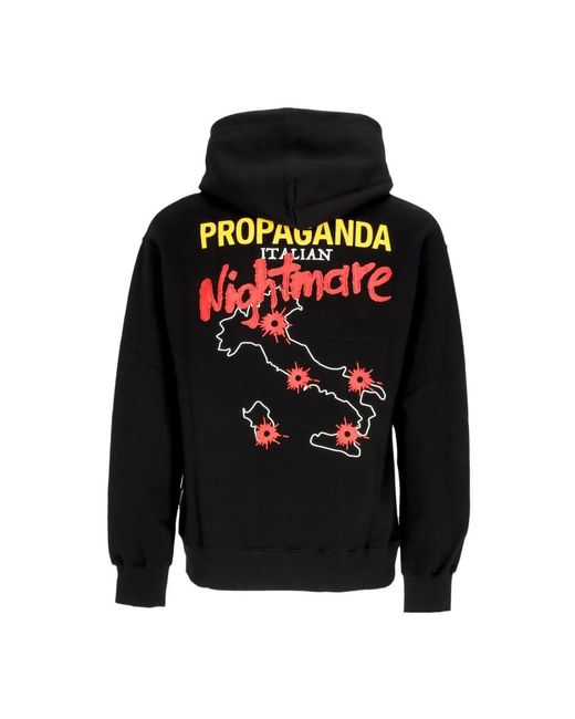 Propaganda Black Hoodies for men