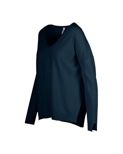 V-Neck Knitwear di Bomboogie in Blue