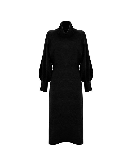 Kocca Kleedjes ,Zwart ,Stijlvolle Capsulejurk Met Unieke Details in het Black