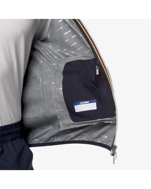 K-Way Blue Rain Jackets for men
