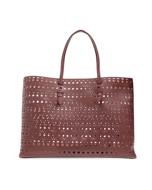 Shoulder Bags di Alaïa in Red