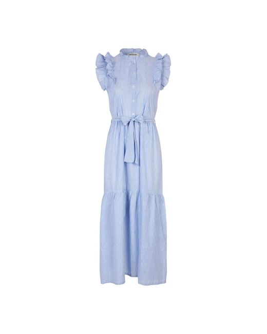 Lolly's Laundry Midi Dresses in het Blue