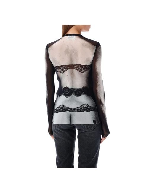 Jean Paul Gaultier Black Long Sleeve Tops