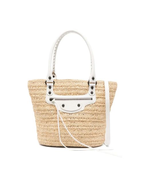 Balenciaga Open Top Tote Tas in het Natural
