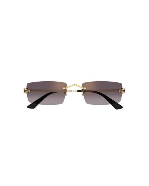 Cartier Metallic Sunglasses