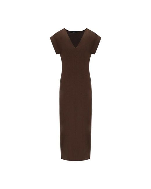 Weekend by Maxmara Brown Midi Dresses