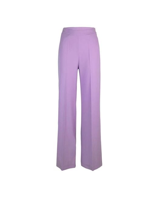 Patrizia Pepe Purple Wide Trousers