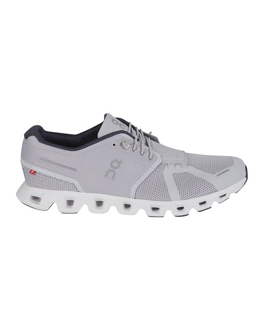 On Shoes Weiße cloud 5 sneakers,sneakers cloud 5 - glacier/white in Gray für Herren