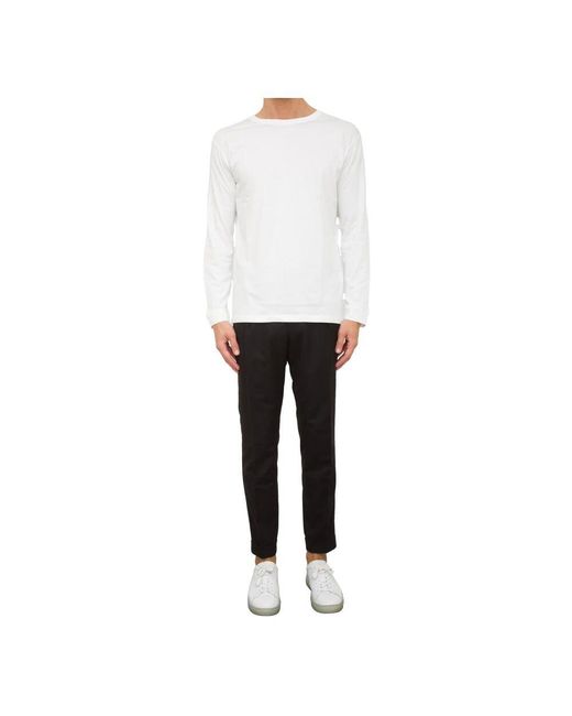 Paolo Pecora Black Slim-Fit Trousers for men