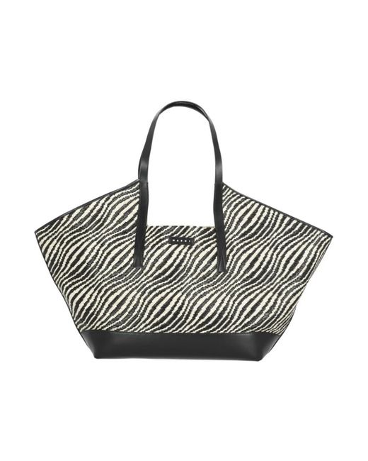 Marni Black Tote Bags