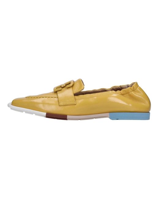 Fabi Yellow Loafers