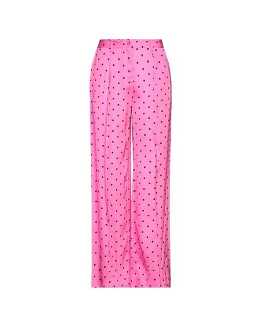 P.A.R.O.S.H. Pink Wide Trousers