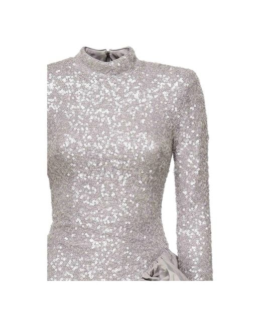 ROTATE BIRGER CHRISTENSEN Party Dresses in het Gray