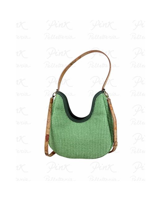 Alviero Martini 1A Classe Green Shoulder Bags