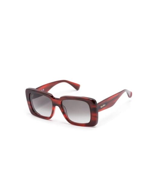 Max Mara Red Sunglasses