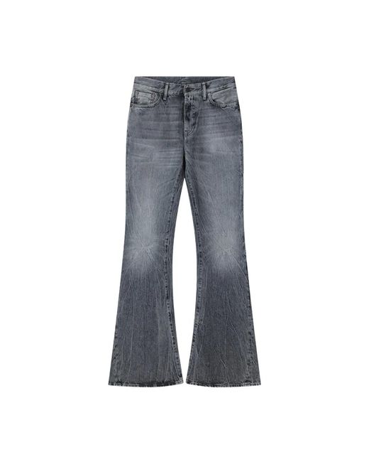 Acne Gray Flared Jeans
