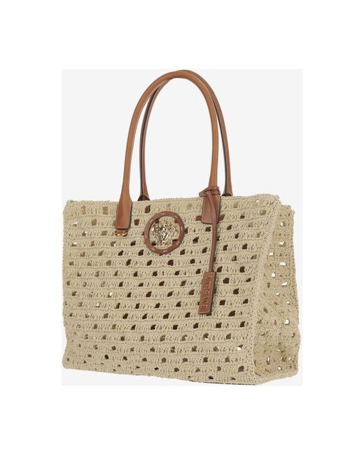 Versace Metallic Shopping Bags