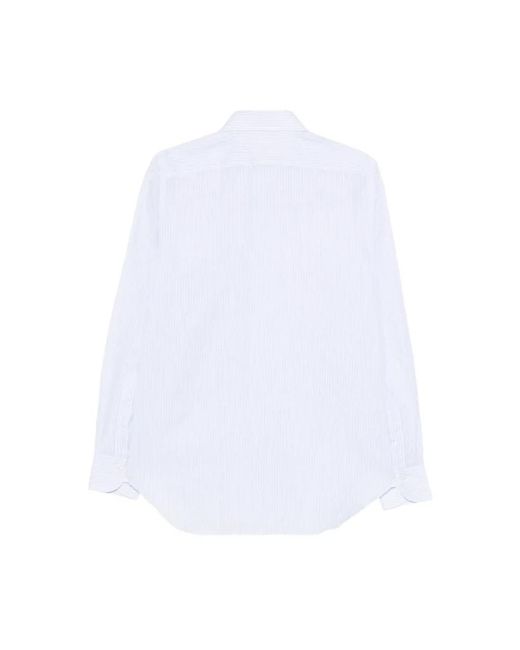 Finamore 1925 Edoardo Shirt in het White voor heren