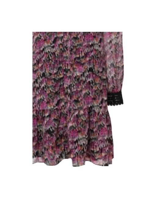 Naf Naf Purple Short Dresses