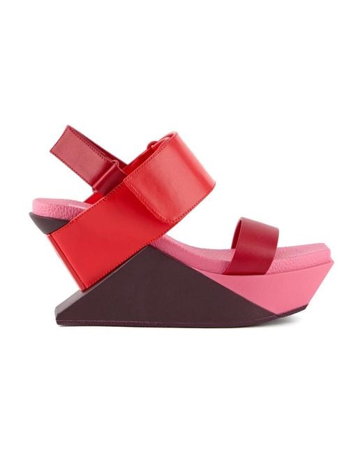 United Nude Red Wedges