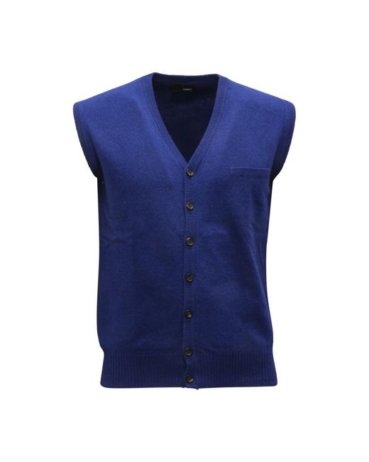 Tonello Blue Vests for men