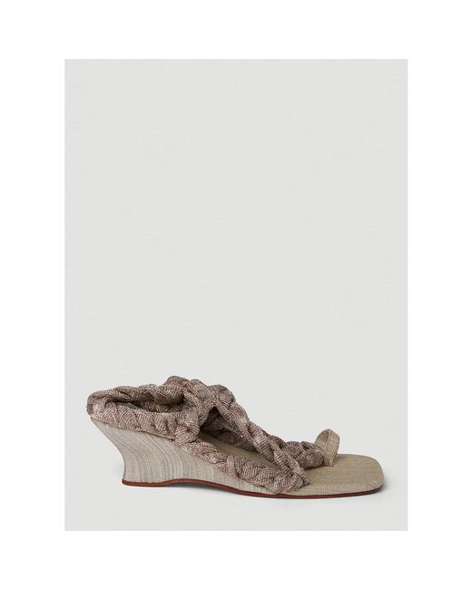 Isa Boulder Brown Wedges