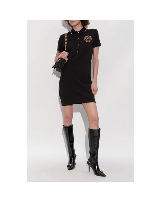 Versace Jeans Couture Black Short Dresses
