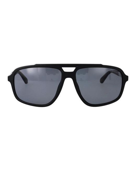Emporio Armani Stijlvolle Zonnebril 0Ea4236U in het Black voor heren