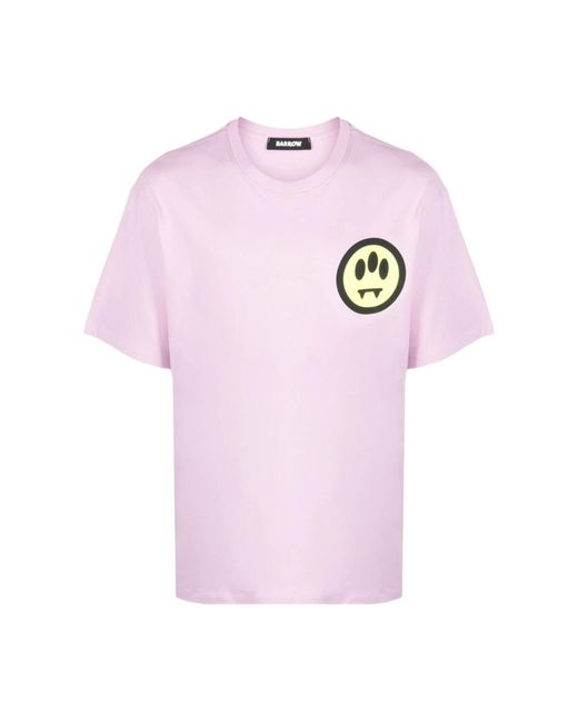 Barrow Casual jersey t-shirt in Pink für Herren