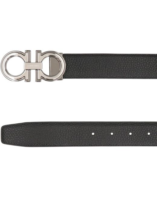 Ferragamo Black Belts for men