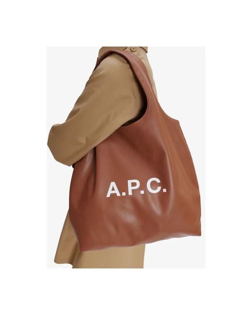 Tote Bags di A.P.C. in Brown