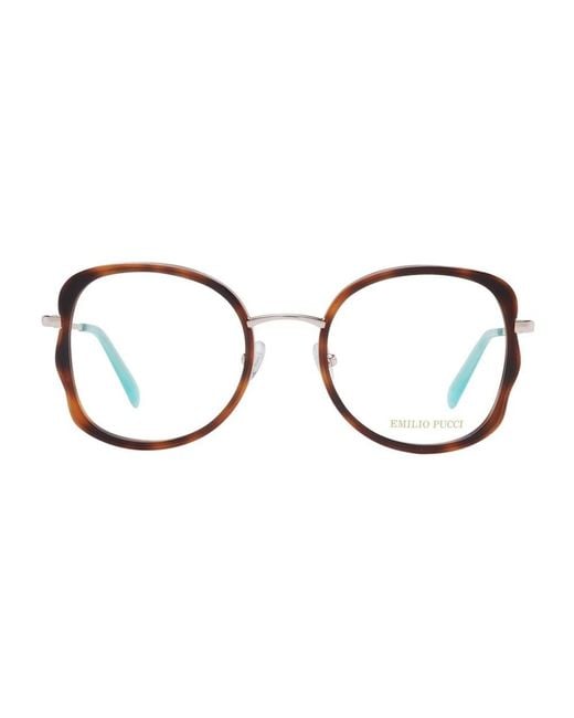 Emilio Pucci Vlinder Optische Frames in het Metallic