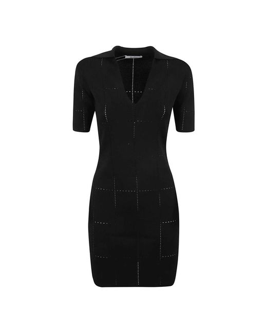 Max Mara Black Schwarzes Olivi Kleid
